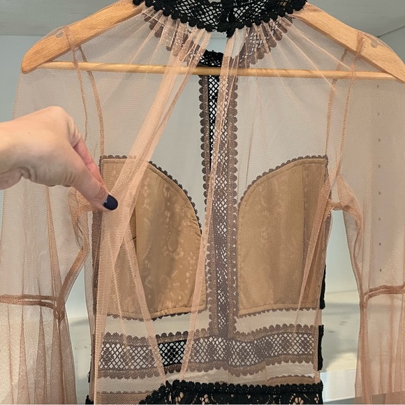 For Love & Lemons Vivian Mini Lace Dress - Picture 6 of 16